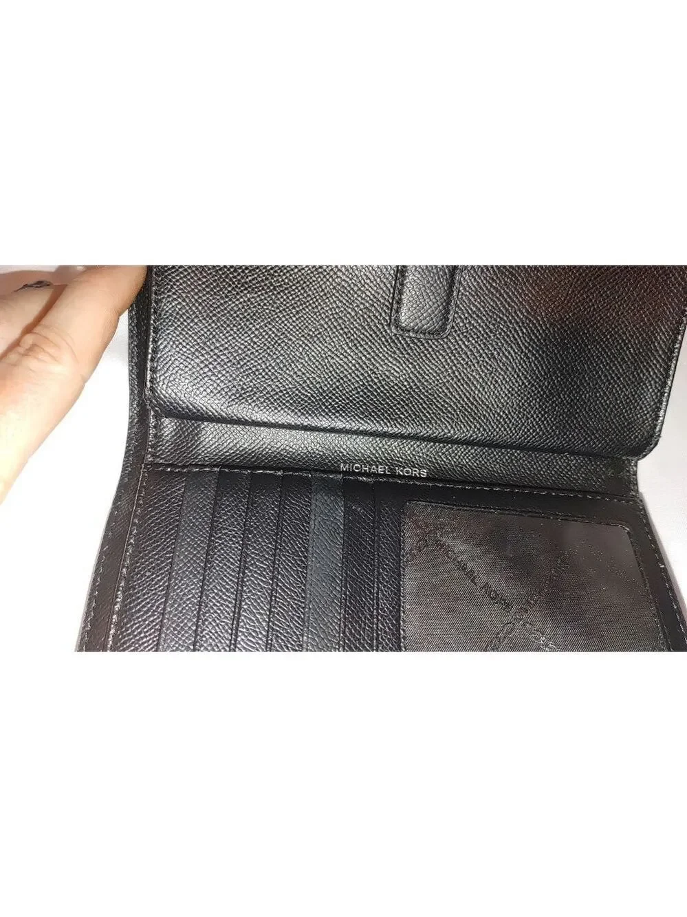 Michael Kors Jet Set Large Double Zip Saffiano Wristlet Wallet